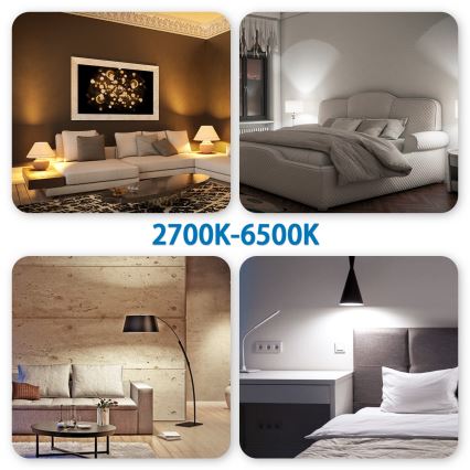 LED RGBW Dimmable Lampe MESH Smart GU10/6,5W/230V 2700-6500K - Aigostar