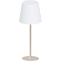 LED RGBW dimmbare Touch-Tischleuchte für den Außenbereich LUCIA LED/2W/5V 1800/2700/6500K 3600 mAh IP44 beige