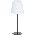 LED RGBW dimmbare Touch-Tischleuchte für den Außenbereich LUCIA LED/2W/5V 1800/2700/6500K 3600 mAh IP44 schwarz