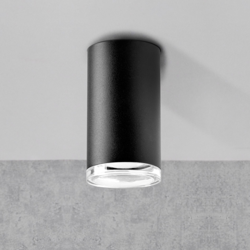 LED RGBW dimmbarer Badezimmerspot TURYN 1xGU10/4,8W/230V 3000K IP44 schwarz + Fernbedienung