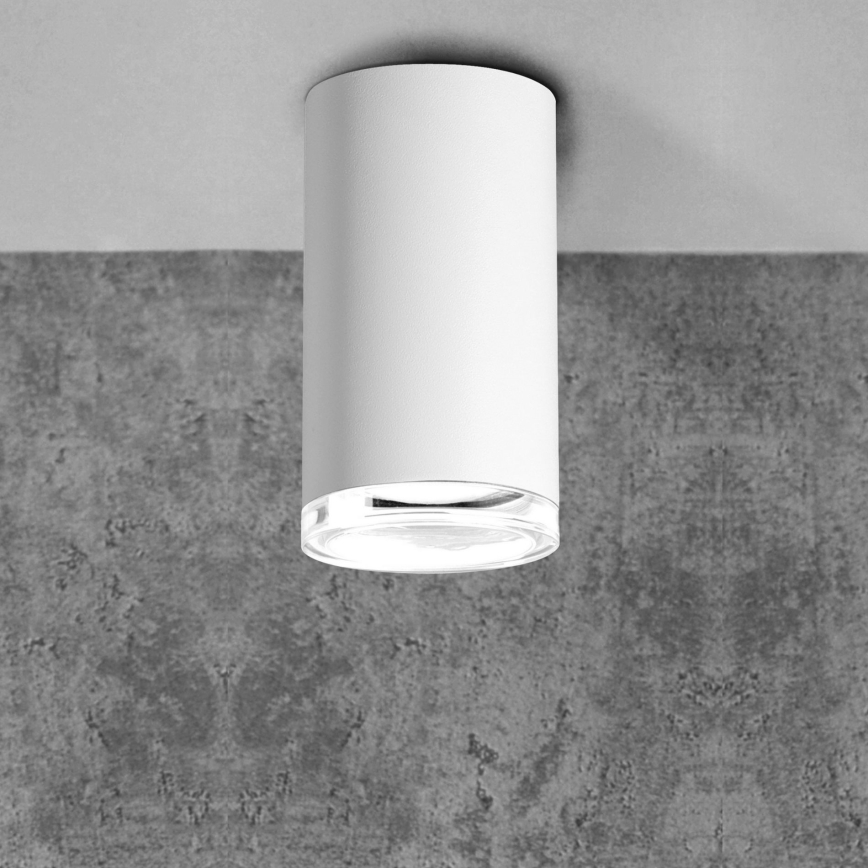 LED RGBW dimmbarer Badezimmer-Einbaustrahler TURYN 1xGU10/4,8W/230V 3000K IP44 Weiß + Fernbedienung