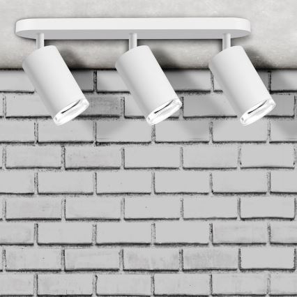 LED RGBW dimmbares Badezimmerspot TURYN 3xGU10/6,5W/230V 2700-6500K Wi-Fi IP44 Weiß