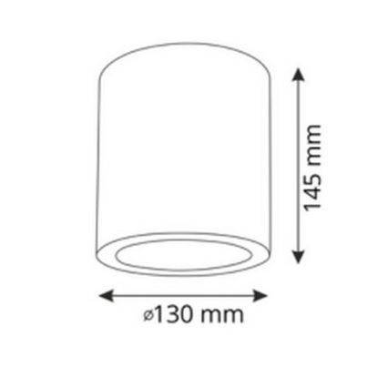 LED RGBW dimmbarer Einbaustrahler JUPITER 1xE27/6,5W/230V 2700-6500K Wi-Fi Ø 13 cm weiß