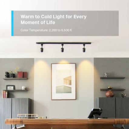 LED RGBW dimmbares Leuchtmittel GU10/3,7W/230V 2200-6500K Wi-Fi - TP-Link