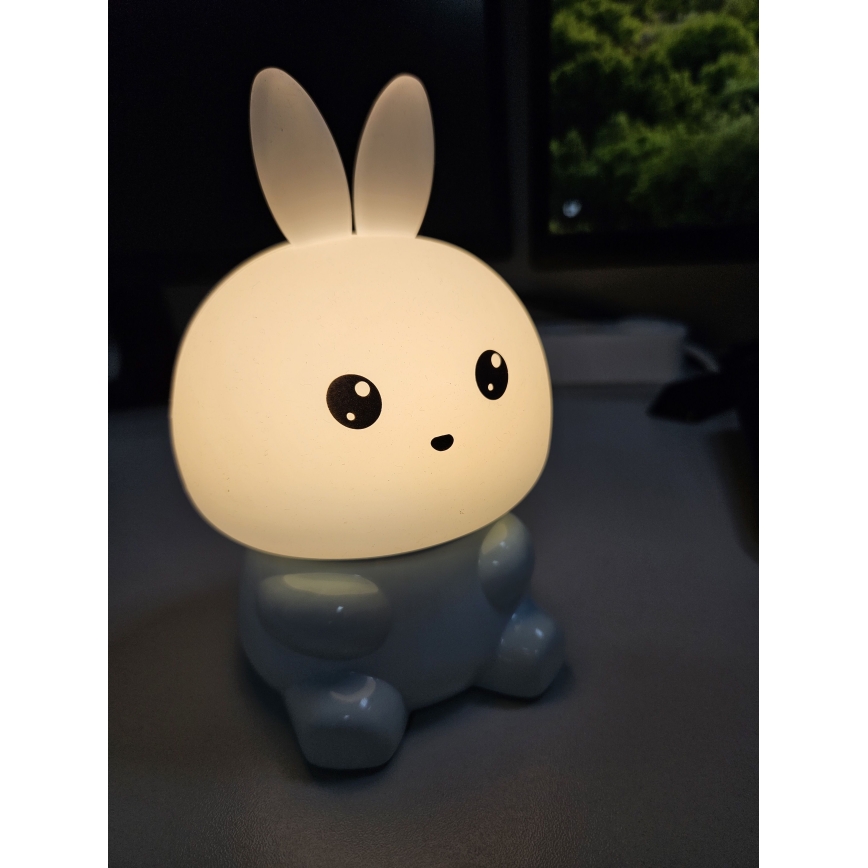 LED RGBW Kinder-Touchlampe LED/1W/5V USB 1200 mAh Hase
