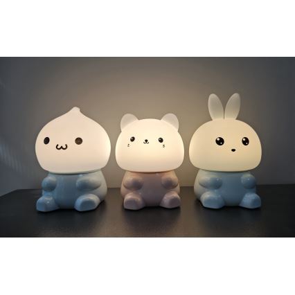 LED RGBW Kinder-Touchlampe LED/1W/5V USB 1200 mAh Hase