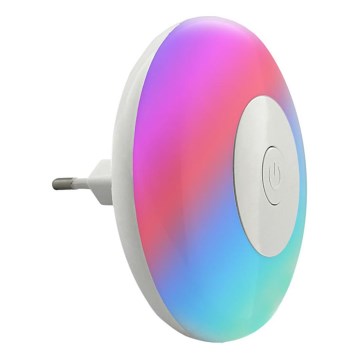 LED-RGBW-Nachtleuchte LED/1W/230V weiß
