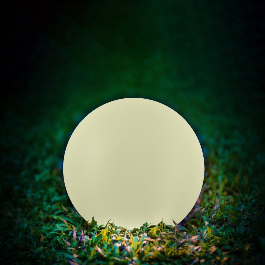 LED RGBW Solarleuchte BALL LED/3,2V 500 mAh Ø 30 cm IP65 + Fernbedienung