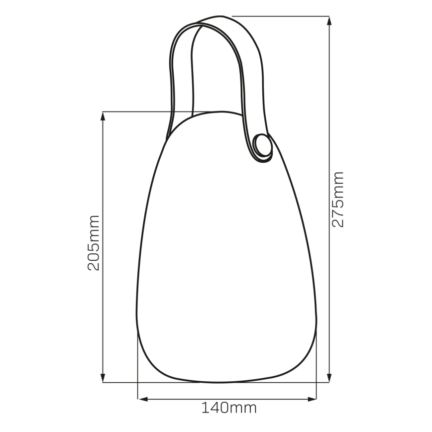 LED RGBW Solarleuchte CANARIA LED/2W/1,2V 400 mAh IP44 weiß