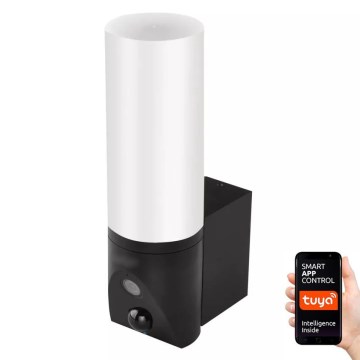 LED Smart Außenkamera mit Licht GoSmart LED/12W/230V 3200K IP65 Wi-Fi Tuya Schwarz