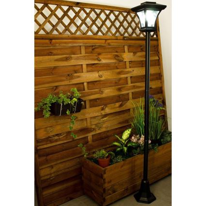 LED-Solar-Außenleuchte LED/1,2V 1800 mAh IP44 schwarz