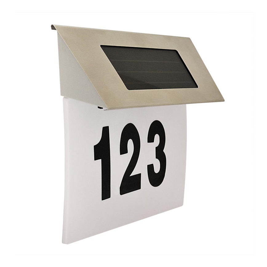LED-Solar-Hausnummer LED/1,2V 200 mAh IP44