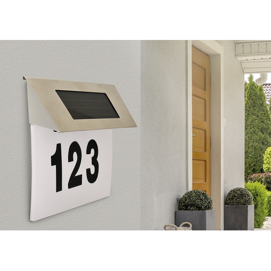 LED Solarhausnummer