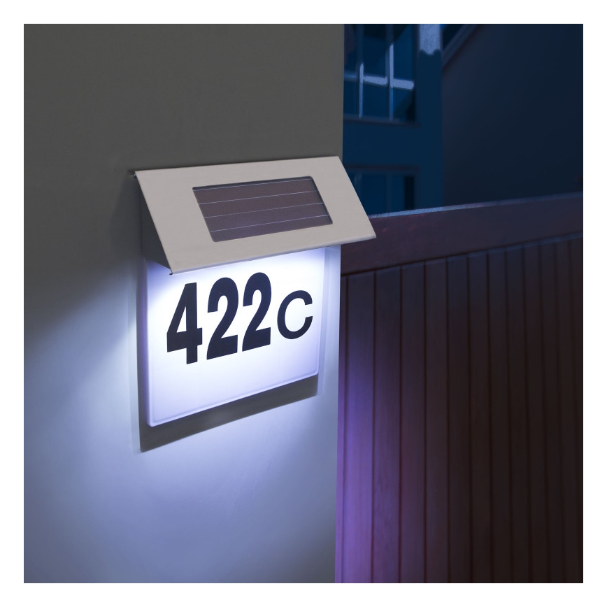 LED-Solar-Hausnummer LED/1,2V IP44