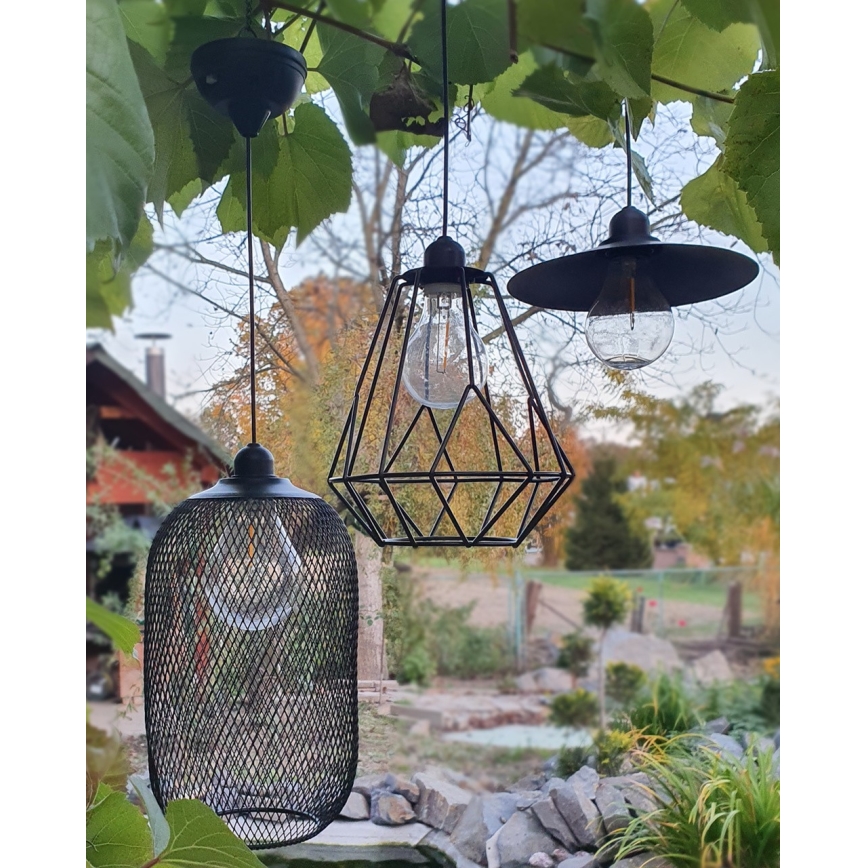 LED Solar-Laterne an Schnur DINA 1,2V 200 mAh IP44