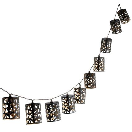 LED Solar-Lichterkette 10xE12/3,65m 600 mAh IP44 warmweiß