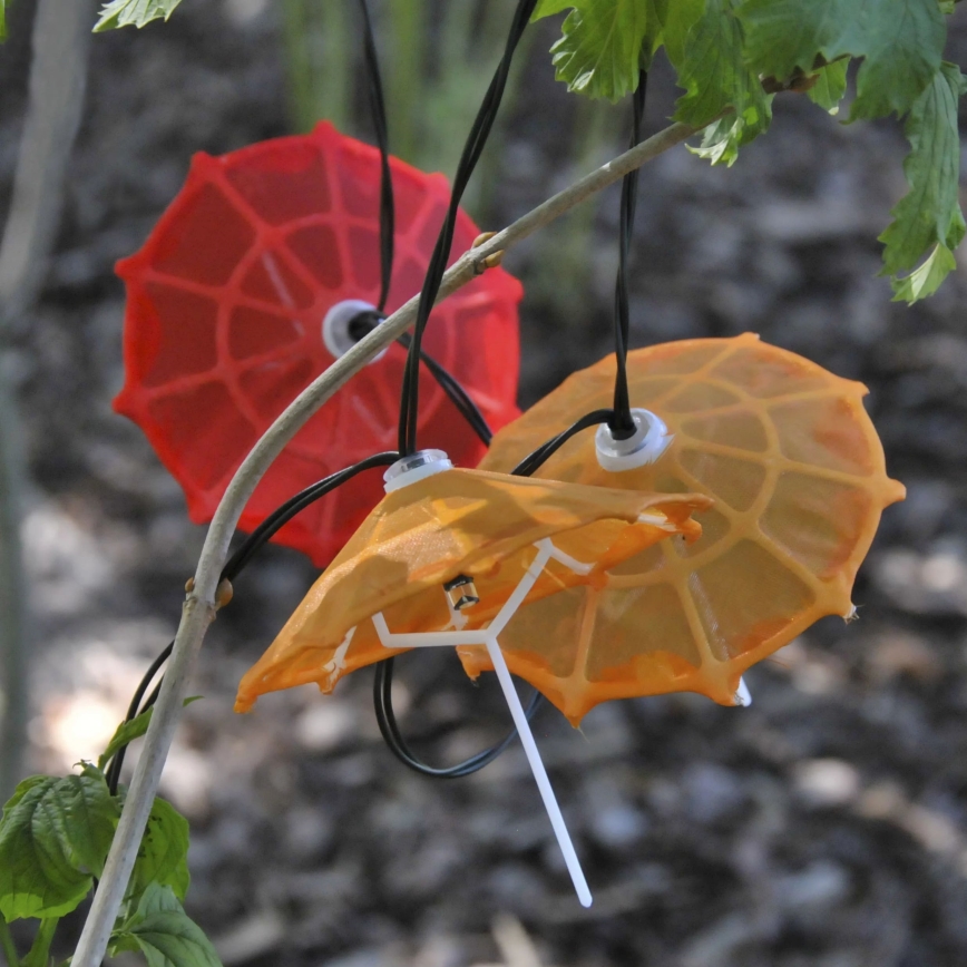 LED Solar-Lichterkette 10xLED/1,2V 300 mAh 3,8 m IP44 für Sonnenschirme