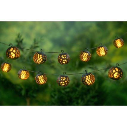 LED Solar-Lichterkette 3,8 m 8xLED/1,2 V 600 mAh