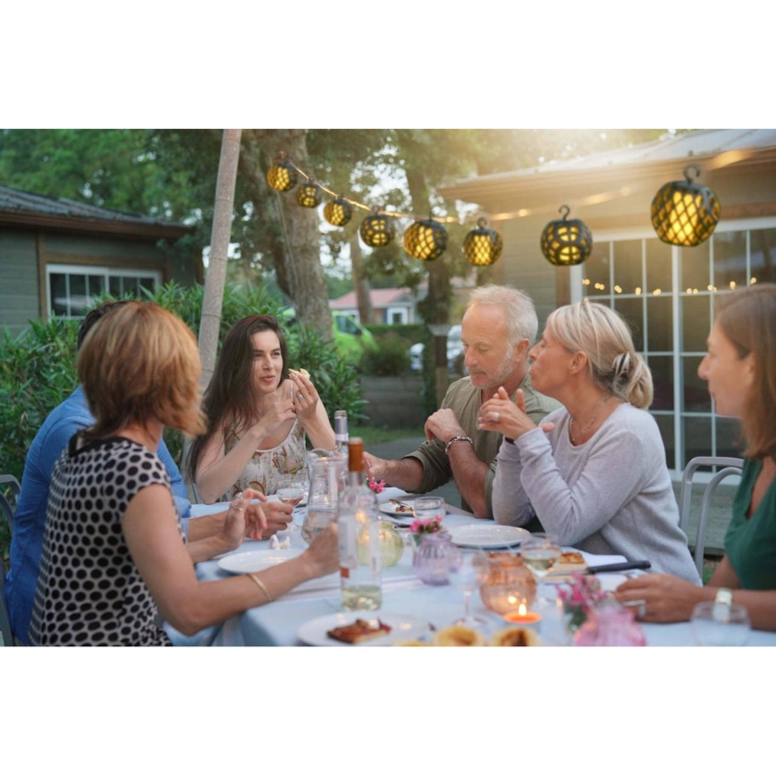 LED Solar-Lichterkette 3,8 m 8xLED/1,2 V 600 mAh