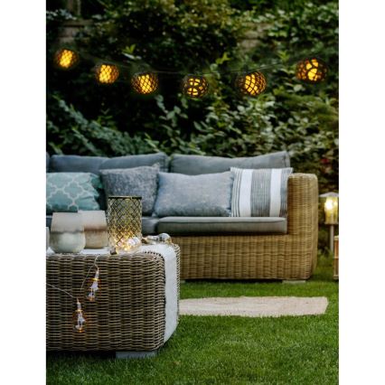 LED Solar-Lichterkette 3,8 m 8xLED/1,2 V 600 mAh