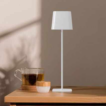 LED Solar dimmbare magnetische Touch-Ladestandleuchte LED/5W/5V 3000-6000K 3600 mAh IP65 weiß