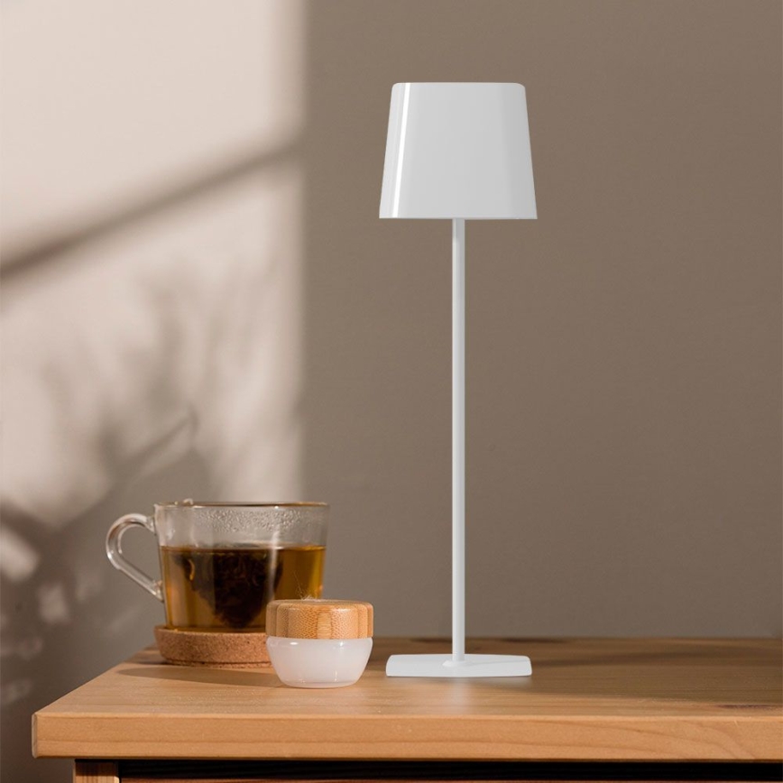 LED Solar dimmbare magnetische Touch-Ladestandleuchte LED/5W/5V 3000-6000K 3600 mAh IP65 weiß