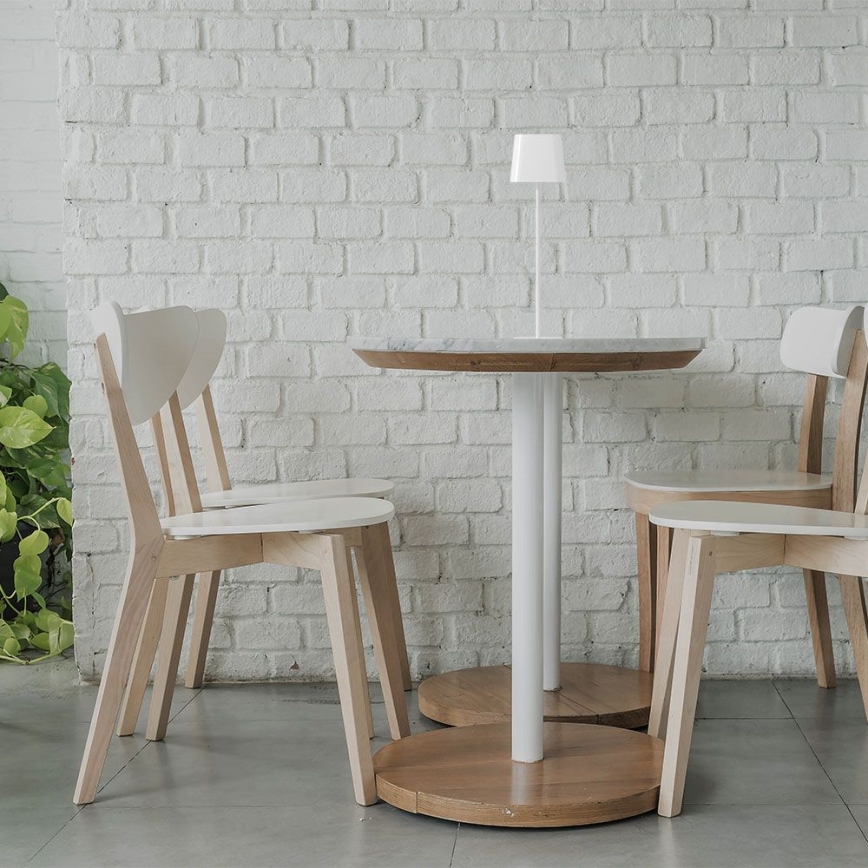 LED Solar dimmbare magnetische Touch-Ladestandleuchte LED/5W/5V 3000-6000K 3600 mAh IP65 weiß