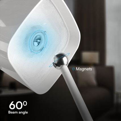 LED Solar dimmbare magnetische Touch-Ladestandleuchte LED/5W/5V 3000-6000K 3600 mAh IP65 weiß