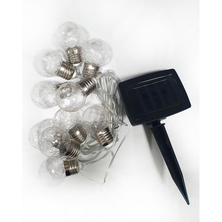 LED Solar-Outdoor-Lichterkette 10xLED/1,2V 300 mAh 2,2 m IP44