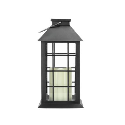 LED-Solar-Pendelleuchte LED/0,02W/1,2V 1xAA 2700K IP44 200 mAh schwarz