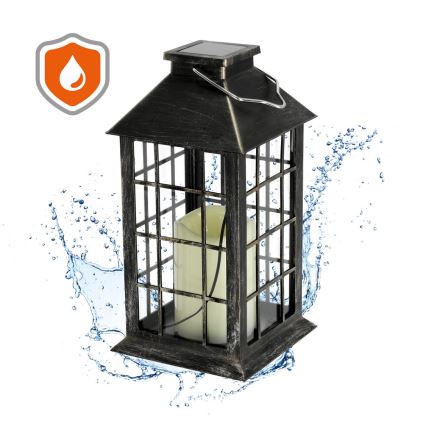 LED-Solar-Pendelleuchte LED/0,02W/1,2V 2700K IP44 Patina