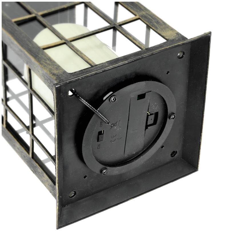 LED-Solar-Pendelleuchte LED/0,02W/1,2V 2700K IP44 Patina