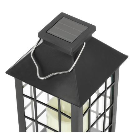 LED-Solar-Pendelleuchte LED/0,02W/1,2V 2700K IP44 schwarz