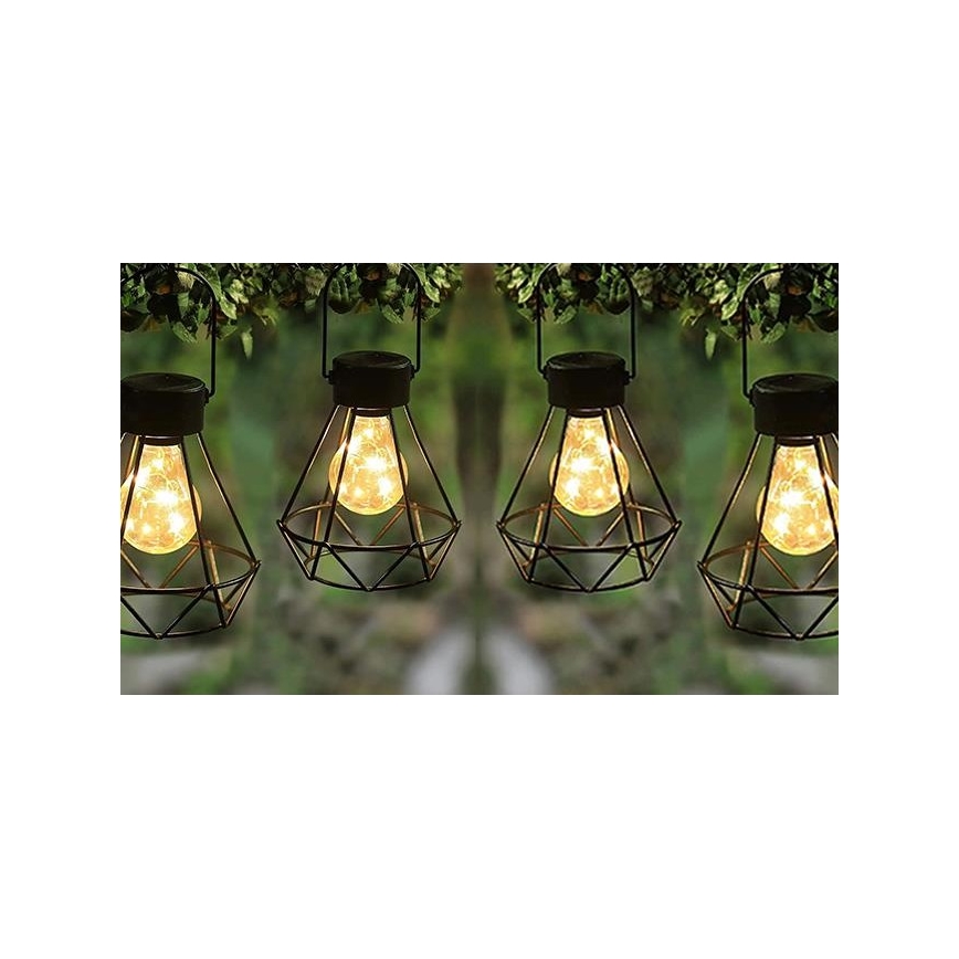 LED Solar-Pendelleuchte LED/0,1W/1,2V 600 mAh d 13 cm