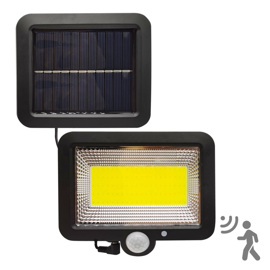 LED-Solar-Strahler mit Sensor DUO LED/1W/3,7V IP44