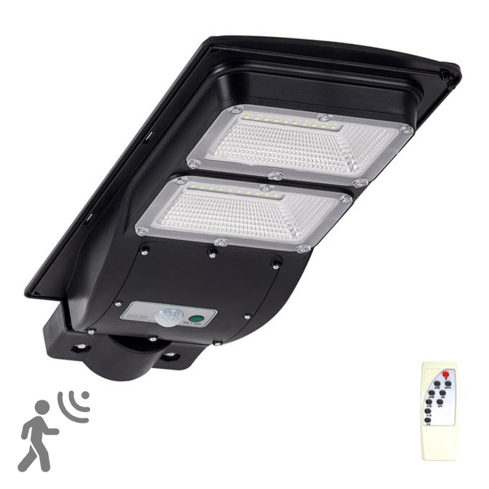 LED-Solar-Straßenlampe mit einem Sensor STREET 2xLED/6W/3,2V IP65 + Fernbedienung