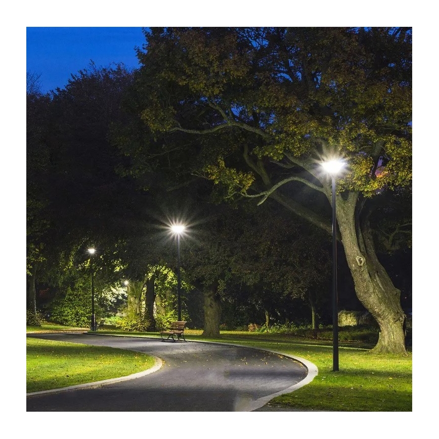 LED-Solar-Straßenlampe mit Sensor LED/10W/3,2V 6500K IP65 + Fernsteuerung