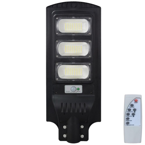 LED-Solar-Straßenlampe mit Sensor STREET LED/15W/3,2V IP65 + Fernbedienung