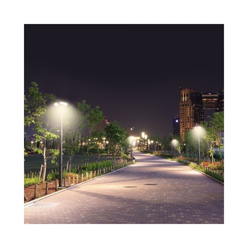 LED-Solar-Straßenlaterne mit Sensor LED/10W/3,2V IP65 4000K 15000 mAh + Fernbedienung