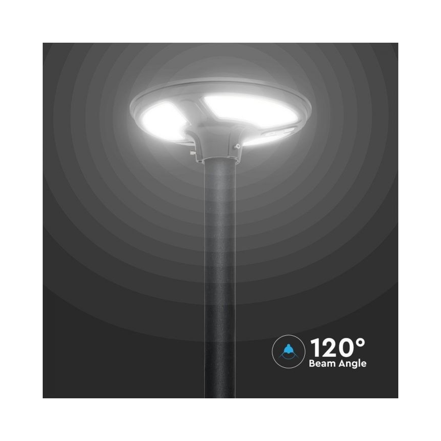 LED-Solar-Straßenlaterne mit Sensor LED/10W/3,2V IP65 4000K 15000 mAh + Fernbedienung