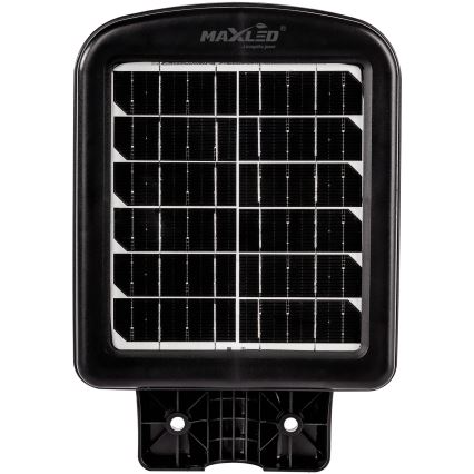 Dimmbare LED-Solar-Straßenlaterne mit Sensor LED/60W/6V 5500 mAh 6500K IP65 schwarz + Fernbedienung