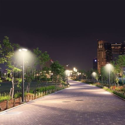 LED Solar-Straßenleuchte mit Sensor LED/10W/3,2V IP65 4000K 15000 mAh + Fernbedienung