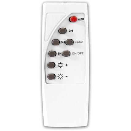 LED-dimmbare solarbetriebene Straßenleuchte mit Sensor LED/22W/6V 18000 mAh 6500K IP65 schwarz + Fernbedienung