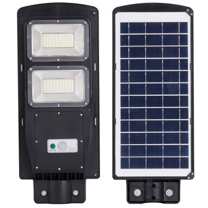 LED Solar-Straßenleuchte mit Sensor STREET 2xLED/6W/3,2V 12000 mAh IP65 + Fernbedienung