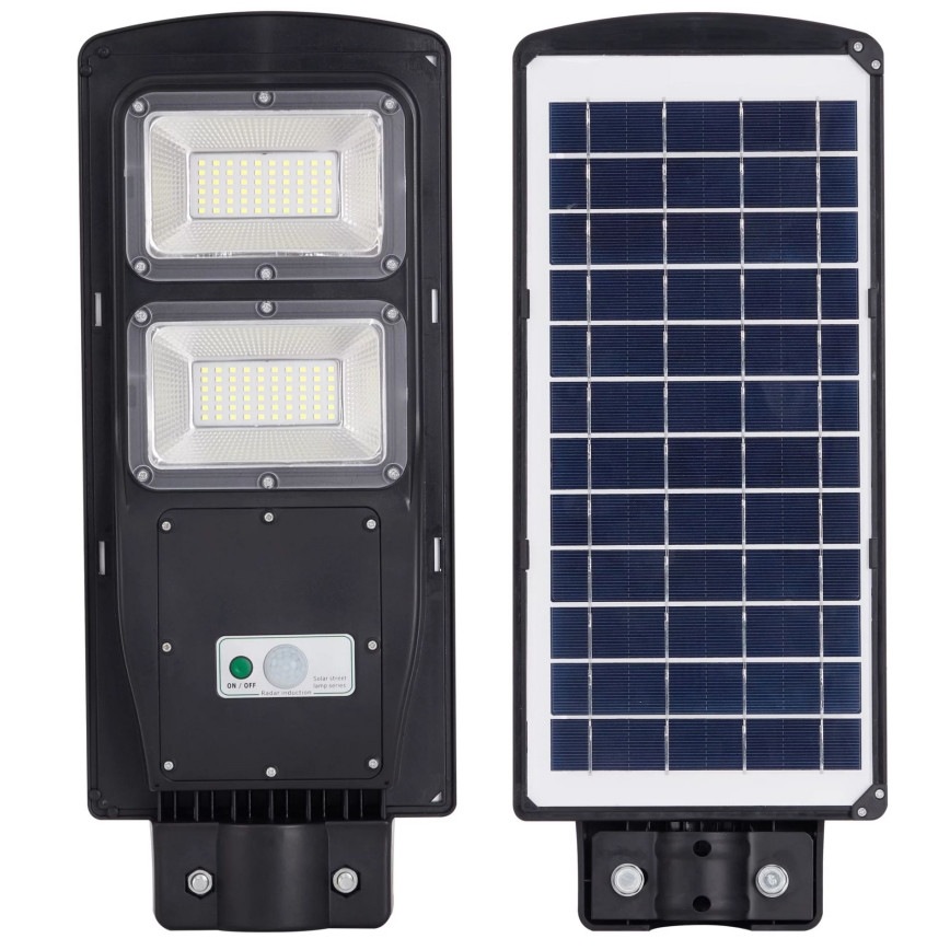 LED Solar-Straßenleuchte mit Sensor STREET 2xLED/6W/3,2V 12000 mAh IP65 + Fernbedienung