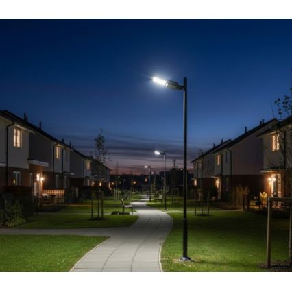 LED-Solar-Straßenleuchte mit Sensor STREET LED/20W/7,4V 3000/4000/6000K IP65 5400 mAh