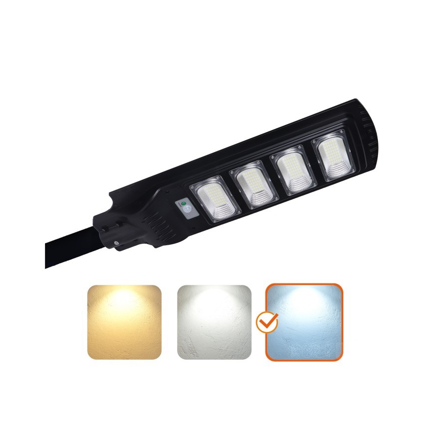 Dimmbare LED-Solar-Straßenleuchte mit Sensor URBI LED/11W/3,2V 6500K 15000 mAh IP54 + Fernbedienung