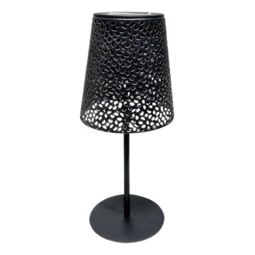 LED-Solar-Tischleuchte LUVETRA LED/1xAA 4000K IP44 200 mAh schwarz