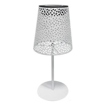 LED-Solar-Tischleuchte LUVETRA LED/1xAA 4000K IP44 200 mAh weiß