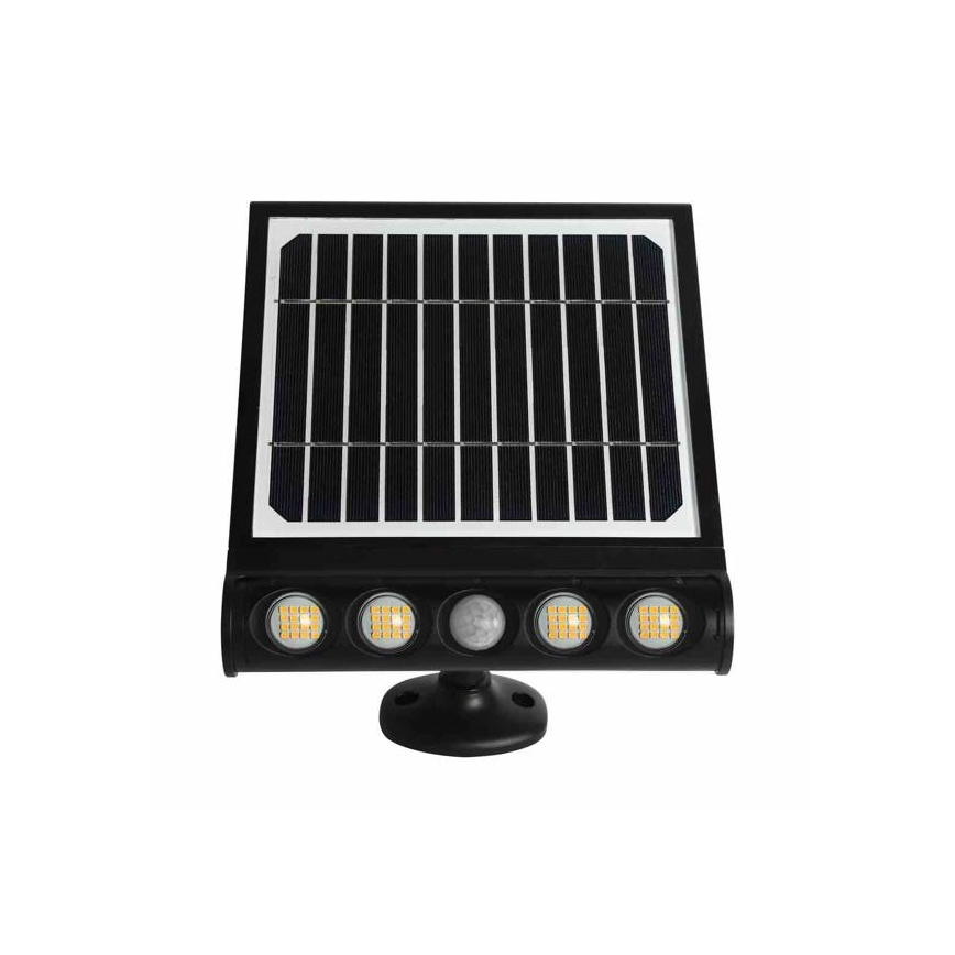 LED Solar-Wandleuchte mit Bewegungs- und Dämmerungssensor LED/8W/3,7V 4000 mAh 4000K IP65